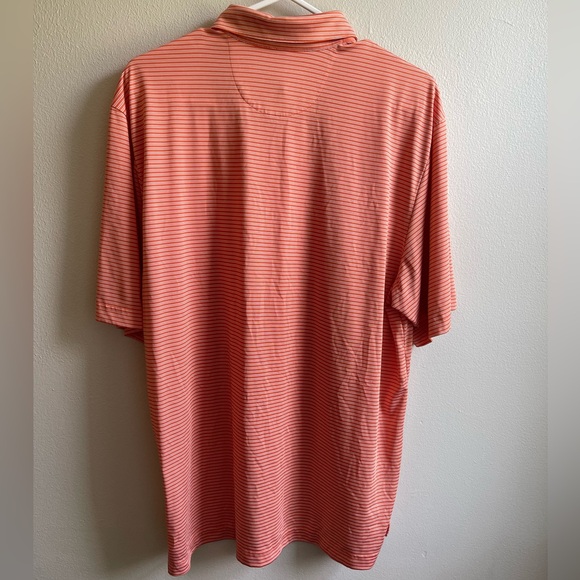 Roundtree & Yorke Performance Short Sleeve Striped Polo - Picture 2 of 3